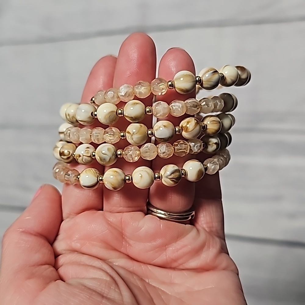 NWOT NY Co. Cream wrap bracelet - Picture 3 of 3